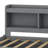 Twin Size Daybed With Drawers, Solid Wood Corner Bed Frame With L-Shaped Bookcase-1325400968