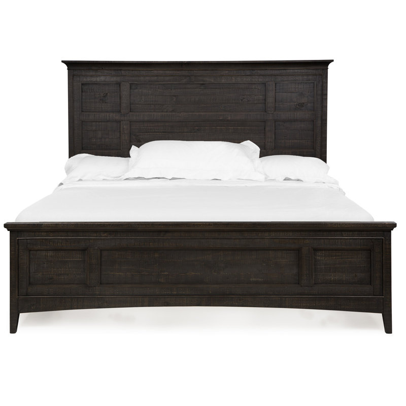Liz Queen Panel Storage Bed, Queen, Graphite 