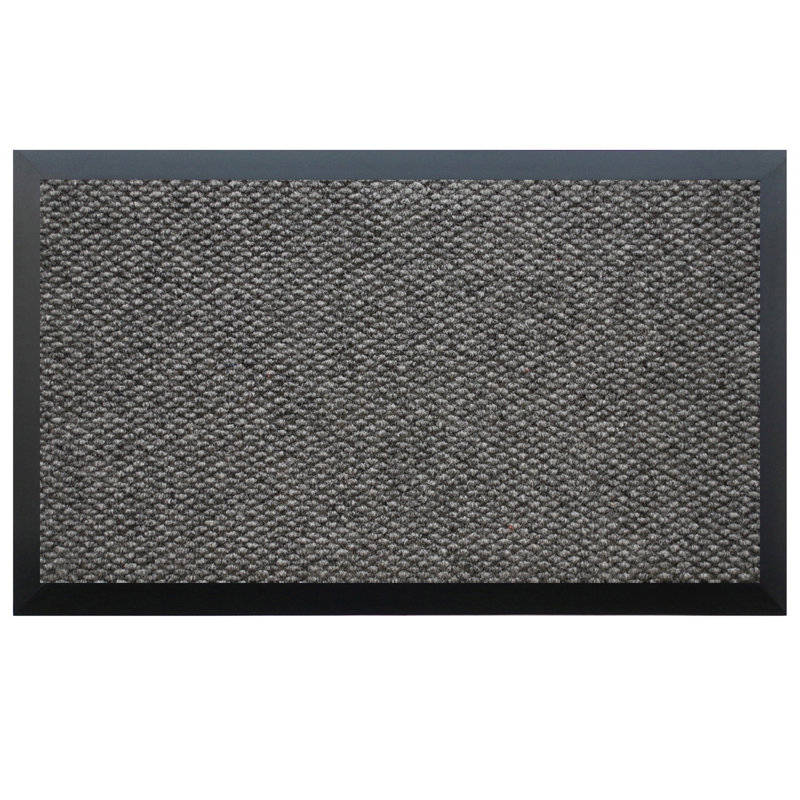 Non-Slip Outdoor Doormat, Dark Gray, 4' x 16'