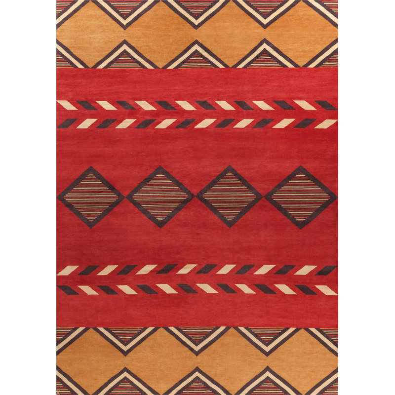 Mesa Wool Southwestern Area Rug, Rectangle 8' x 10'