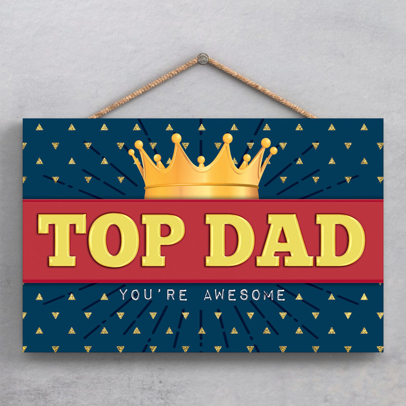 Top Dad - Print on MDF