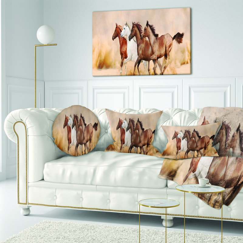 Coussin lombaire Landscape, 16 po x 16 po, Carré