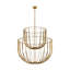 Sean Lavin Sanchi 3-light large two tier chandelier in polished antique brass finish-764835939