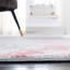 Ernest Oriental Light Grey/Pink Area Rug-679937780