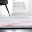 Ernest Oriental Light Grey/Pink Area Rug-699436272