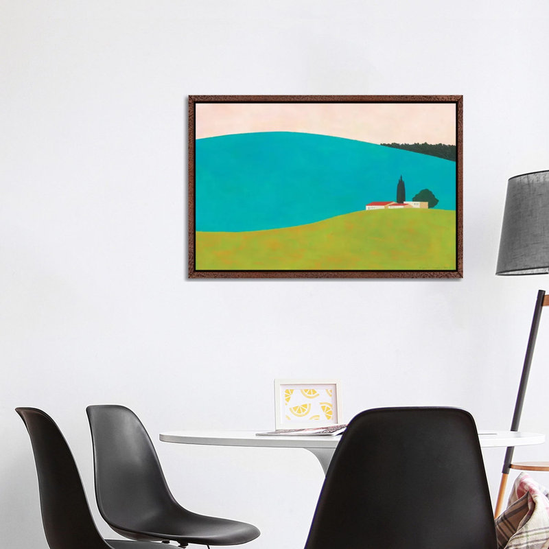 Shtula by Itzu Rimmer - Painting on Canvas, Classic Brown Wood Framed, 101.6 cm H x 66.04 cm W