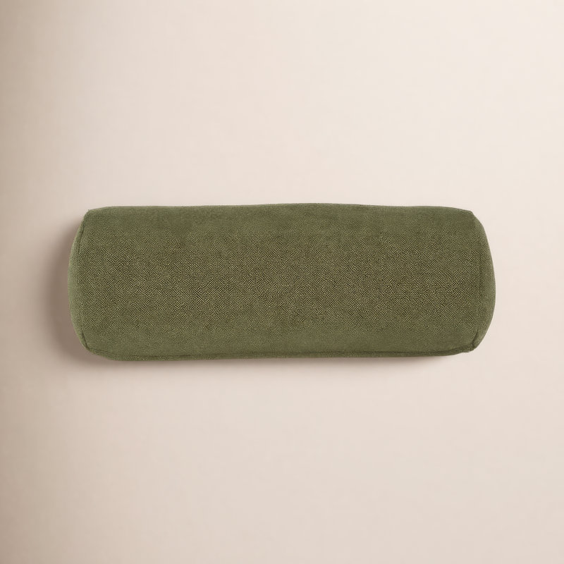 Coussin décoratif Cascade Getty, Vert, Traversin H 8 po x l 21 po