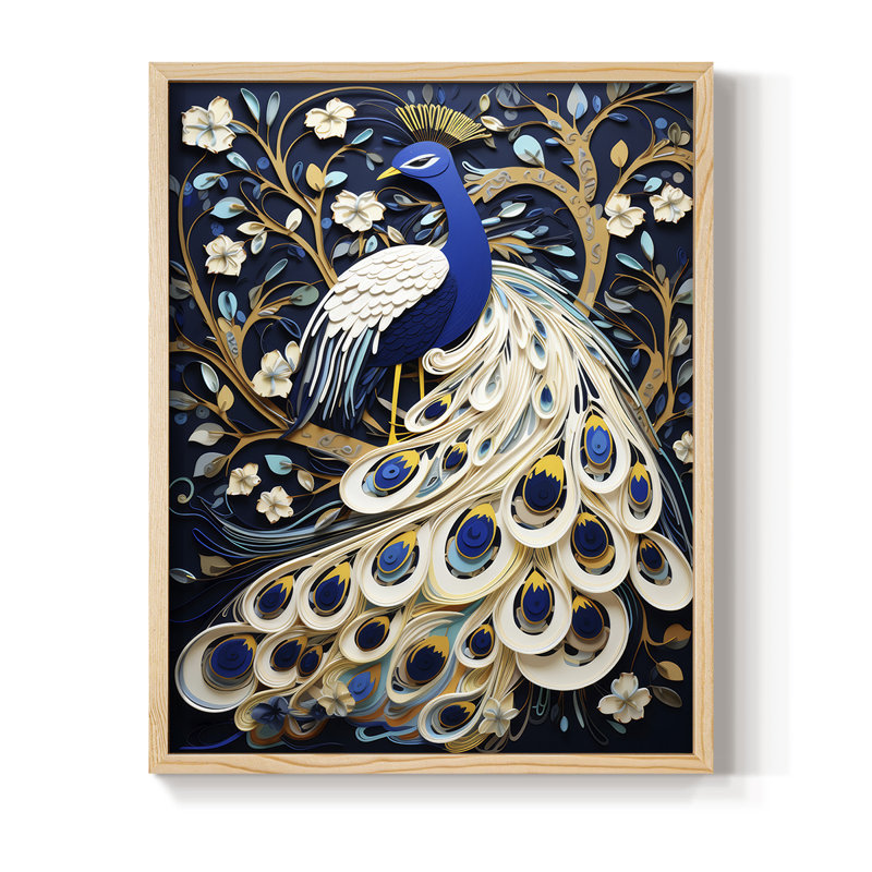 ANIMALS Series CCIX, reproduction encadrée - bois massif, H 15 po x l 12 po