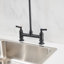 Robinet de cuisine rétractable à poignée double avec accessoires-93524710