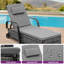 Chaise longue d'extérieur en osier avec espace de rangement Anayelly-1001005749