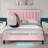 Breella Vegan Leather Platform Bed-544814360-544814358