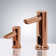 Rose Gold Dual Sensor Touchless Faucet and Soap Dispenser for Commercial Restroom Use