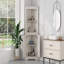 Armoire d'angle, haute avec portes