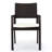 Island Dining Chair ( Of 2) - Modern Brown Chairs With Water- Cushioned Seats For Patio Use Graceful Cushioned, Waterproof Seat Dining,