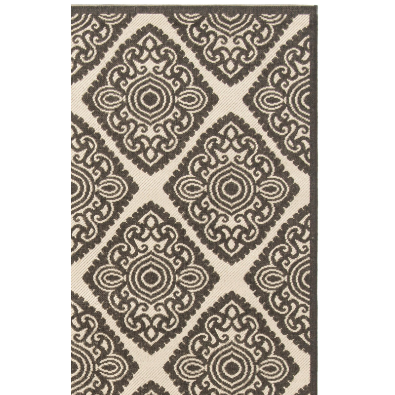 Burnell Performance Ikat Indoor/Outdoor Area Rug, Rectangle 8' x 10'