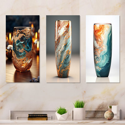 Howard - ensemble de 3 impressions sur toile Drinkware