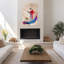 «Vibrant Fishing Splash», art mural contemporain-129475653