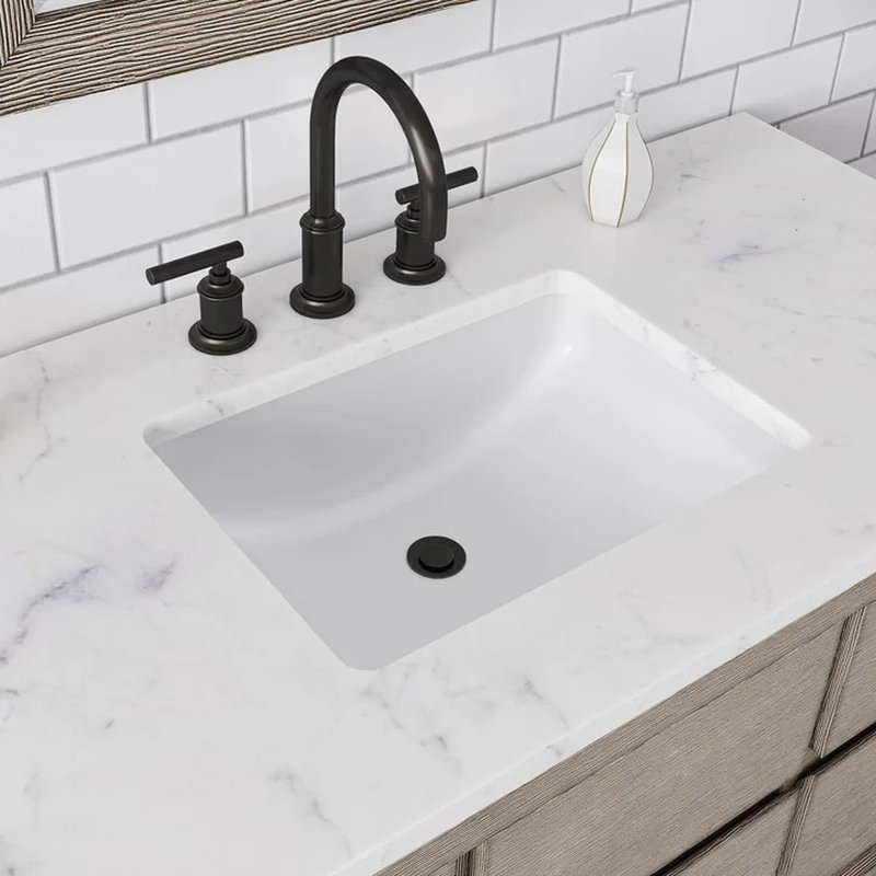 Ensemble de meuble-lavabo double 72 po Constanta, Chêne gris