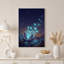 Toile brillante «Papillons lumineux et étoiles filantes»-725026639