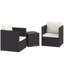 Ensemble de mobilier de patio 3 pièces Outsunny