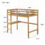 Lit simple mezzanine haut-351860347