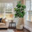 Artificial Tree,Faux Fiddle Leaf Fig Tree,6Ft Tall Ficus Tree Artificial For Home Decor