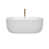 White/Shiny White/Brushed Gold