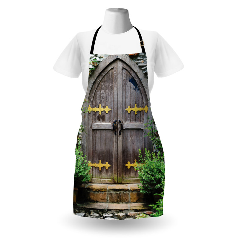 No Pattern Bib Apron