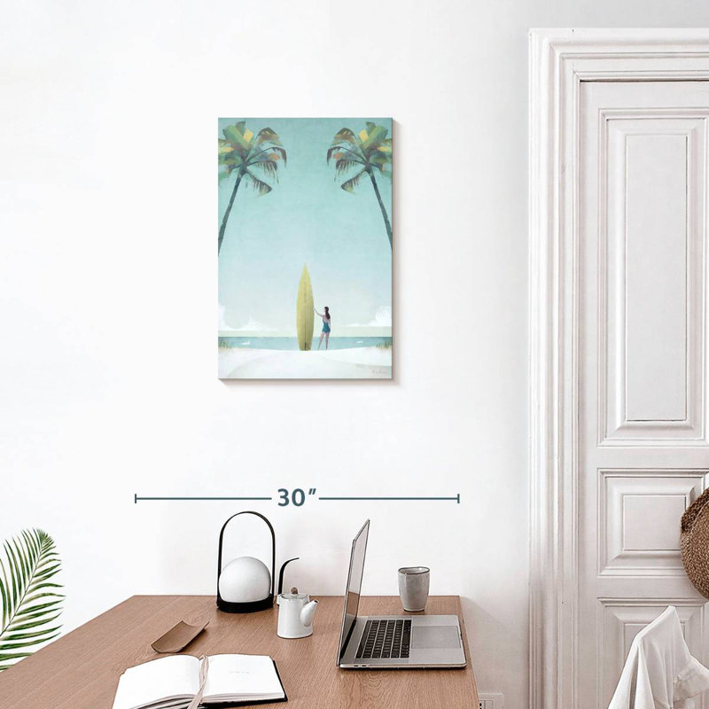 Gillard Surf Girl I Travel, 24" H x 16" W