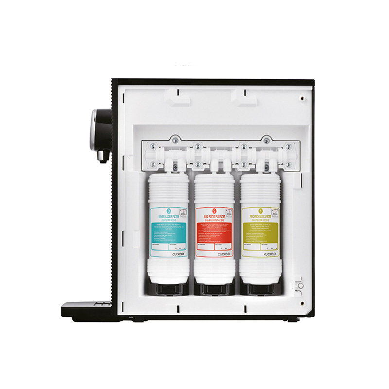 Système de filtration de comptoir à purificateur d'eau à filtration directe Nano + CUCKoo CP-MN031BW, Argent argent