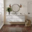   Ensemble de meuble-lavabo mural rectangulaire simple 61 po avec comptoir en quartz blanc pur 1,5 po Ensuko-1482954222-1482954211