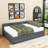 Modern Upholstered Daybed with Twin Trundle-902633058-902453525