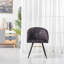 Goddard Mordern Tub Dining Chairs- Upholstered in Velvet, Cushion Padded With Metal Legs- Armchair Room Kitchen Living Room -1406054195-1475349530