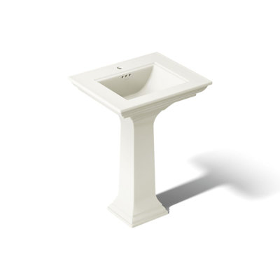 Memoirs Stately Pedestal Bathroom Sink with Faucet Holes