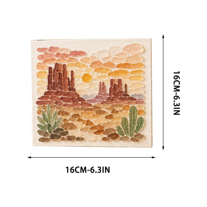 Ensemble d'objets décoratifs en verre de mer de 10 ml, MRE