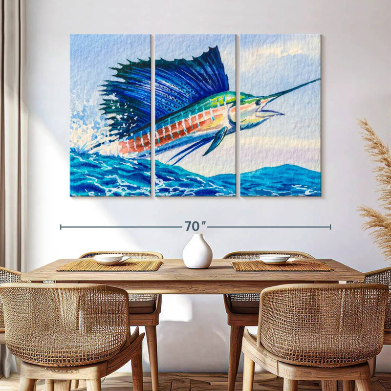 Brampt Sailfish, 42" H x 65" W