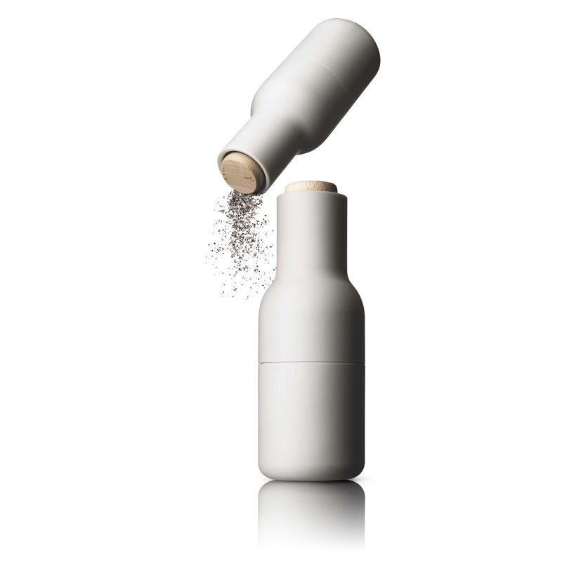 Bottle Grinders Salt & Pepper Mill Set, Ash & Carbon