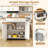 Clemmie Wood Kitchen Island-467420411