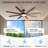 72" Smart Ceiling Fan with Lights – 8 Blades, App/Alexa Control, Adjustable Color Temp, for Indoor/Outdoor-129067744