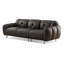 Coussin modulaire en cuir noir en microfibre-1301285060