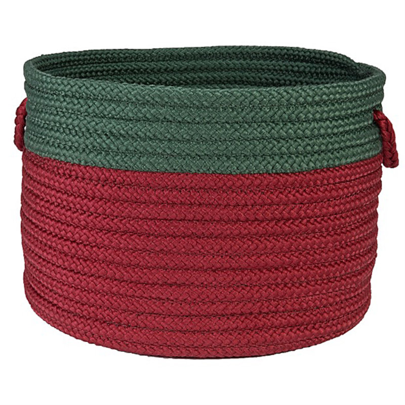 Panier en tissu Jubilee, H 12 po x l 18 po x P 18 po