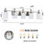 Luminaires de meuble-lavabo en verre Mid-Century E26-1445137103-1445137088