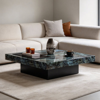 Table basse italienne en marbre minimaliste