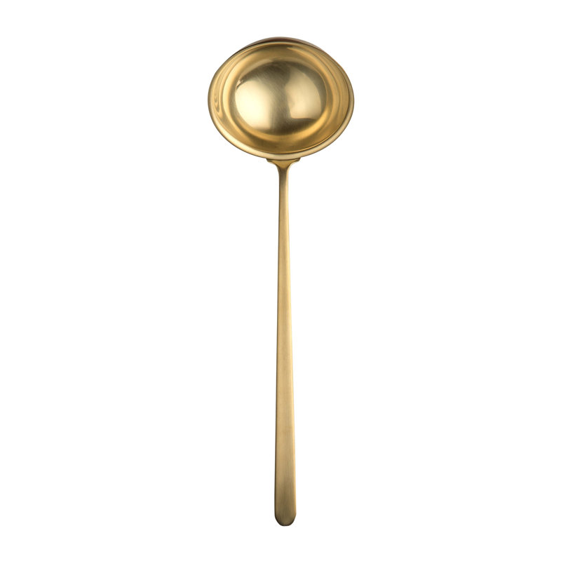 Linea Stainless Steel Ladle, Ice oro