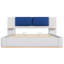 Lit plateforme tapissier avec panneau-80807352-80807332