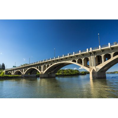 Sandersville Arches Of Concrete Bridge by Sprokop - Wrapped Canvas Print