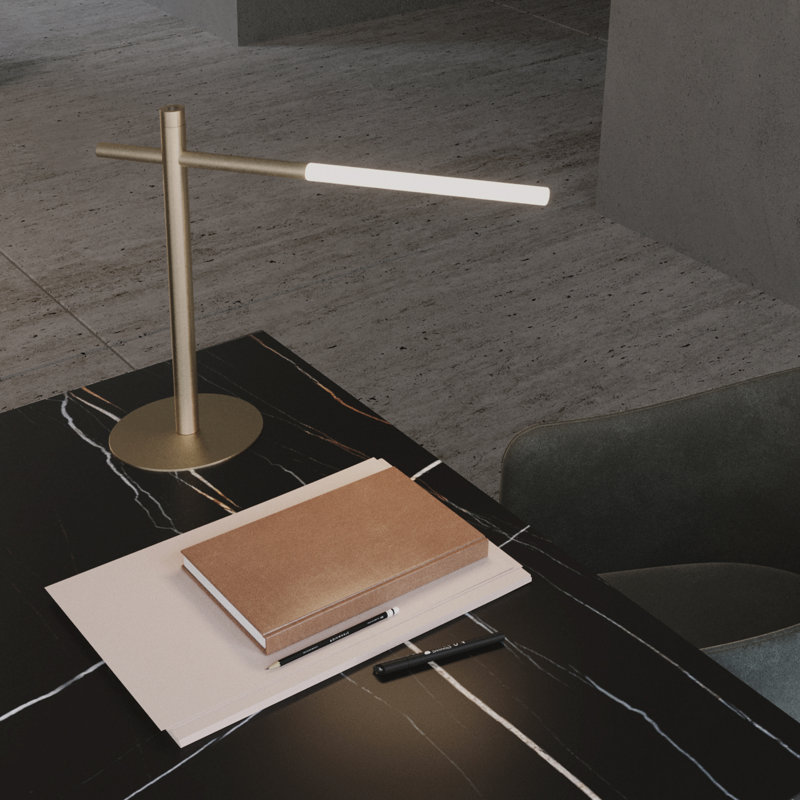 Bianca Table Lamp, Brass