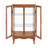 Elegant 2-Door Curio Cabinet With Tempered Glass Doors, Mirrored Back Panel, And Adjustable Shelves - Lighted Display For Home And Office (Light Bulb Included)-258744652