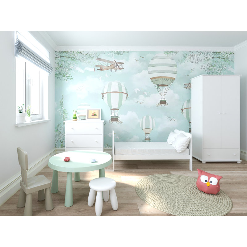 Torrens 3 Cot Bed, No, White