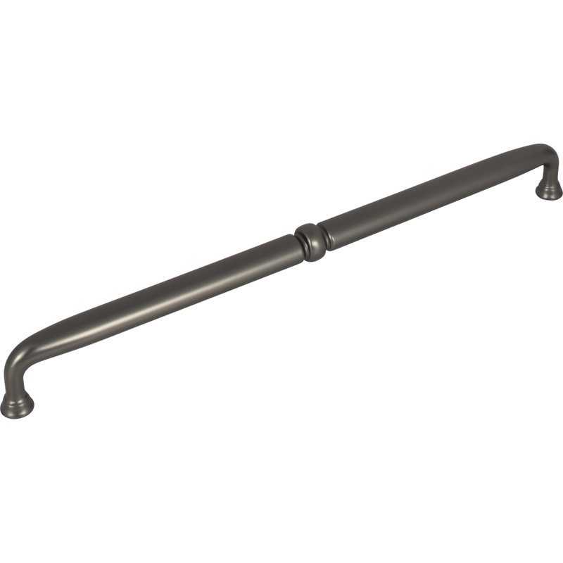 Henderson Bar pull, Ash Gray, 12" Center to Center